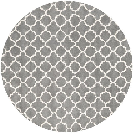 Safavieh Chatham Cht717D Dark Grey / Ivory Rugs - Safavieh - cht717d - 7r