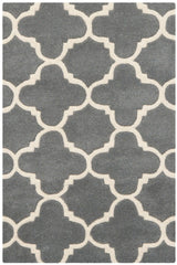 Safavieh Chatham Cht717D Dark Grey / Ivory Rugs - Safavieh - cht717d - 7r