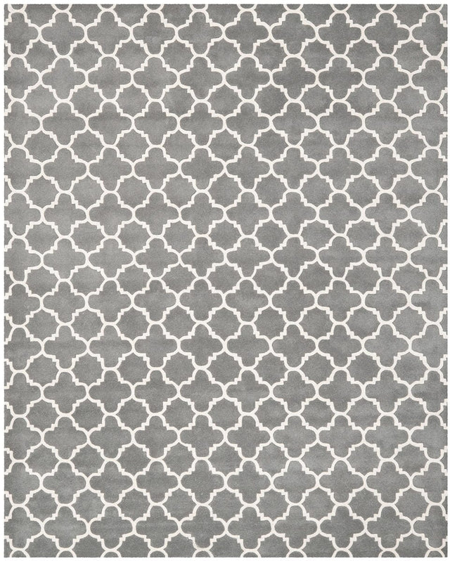 Safavieh Chatham Cht717D Dark Grey / Ivory Rugs - Safavieh - cht717d - 7r