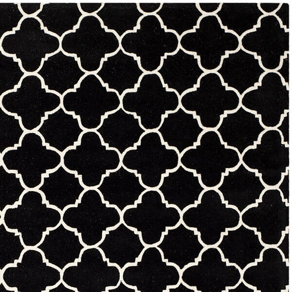 Safavieh Chatham Cht717K Black / Ivory Rugs - Safavieh - cht717k - 2