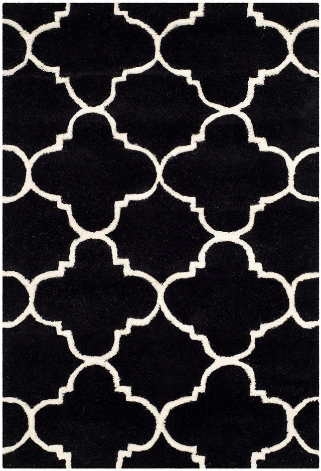 Safavieh Chatham Cht717K Black / Ivory Rugs - Safavieh - cht717k - 7r