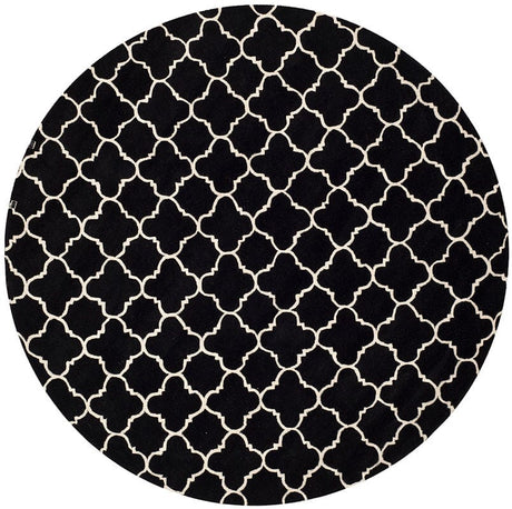 Safavieh Chatham Cht717K Black / Ivory Rugs - Safavieh - cht717k - 7r