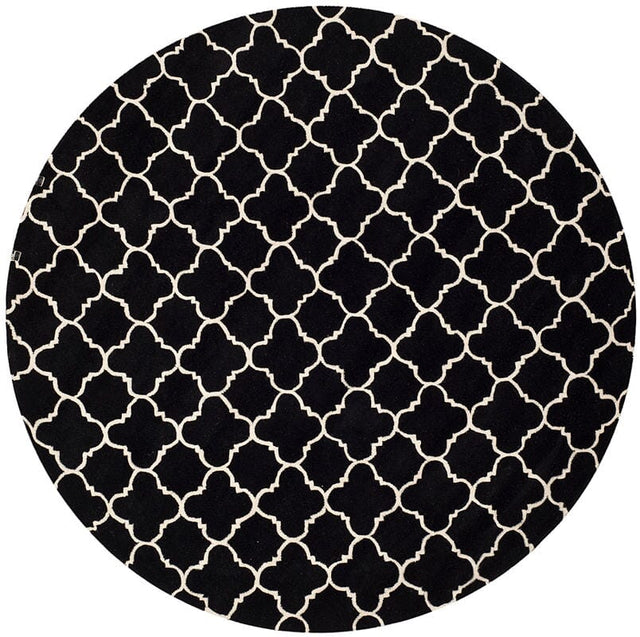 Safavieh Chatham Cht717K Black / Ivory Rugs - Safavieh - cht717k - 7r