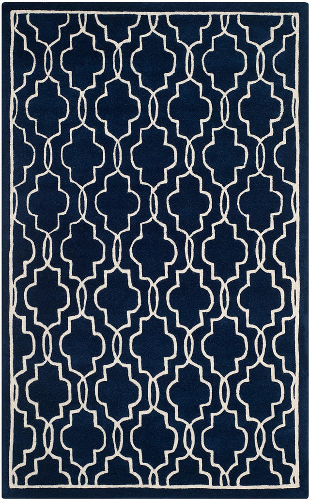 Safavieh Chatham Cht723C Dark Blue / Ivory Rugs - Safavieh - cht723c - 2