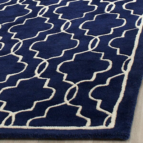 Safavieh Chatham Cht723C Dark Blue / Ivory Rugs - Safavieh - cht723c - 2