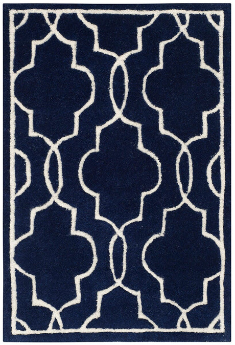 Safavieh Chatham Cht723C Dark Blue / Ivory Rugs - Safavieh - cht723c - 5r