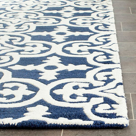 Safavieh Chatham Cht729C Dark Blue / Ivory Rugs - Safavieh - cht729c - 2