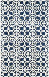 Safavieh Chatham Cht729C Dark Blue / Ivory Rugs - Safavieh - cht729c - 2