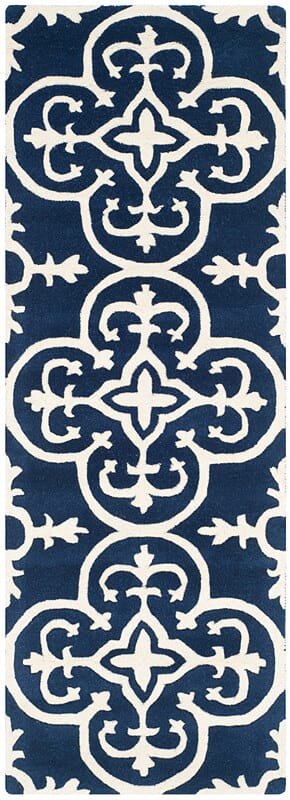 Safavieh Chatham Cht729C Dark Blue / Ivory Rugs - Safavieh - cht729c - 27