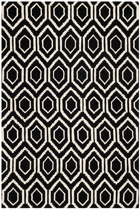 Safavieh Chatham Cht731K Black / Ivory Rugs - Safavieh - cht731k - 2