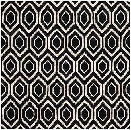 Safavieh Chatham Cht731K Black / Ivory Rugs - Safavieh - cht731k - 7sq