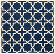 Safavieh Chatham Cht732C Dark Blue / Ivory Rugs - Safavieh - cht732c - 4sq
