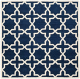 Safavieh Chatham Cht732C Dark Blue / Ivory Rugs - Safavieh - cht732c - 4sq