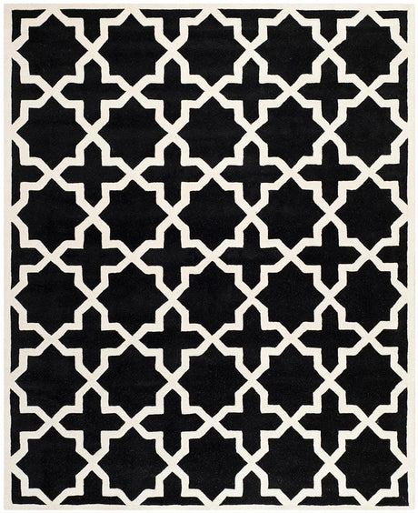 Safavieh Chatham Cht732K Black / Ivory Rugs - Safavieh - cht732k - 7r