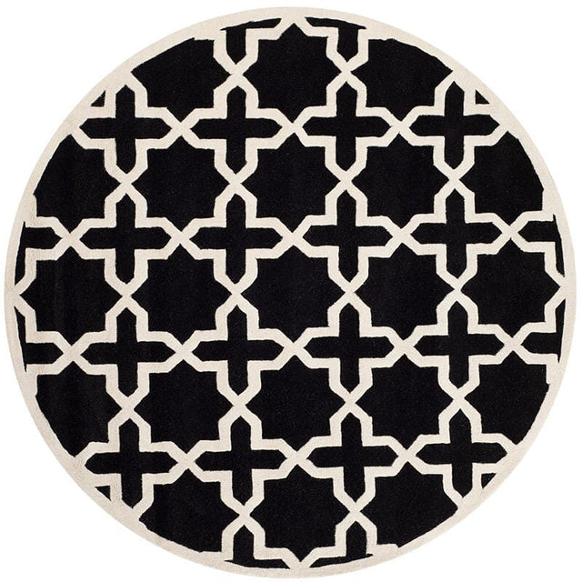 Safavieh Chatham Cht732K Black / Ivory Rugs - Safavieh - cht732k - 7r