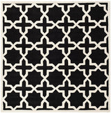 Safavieh Chatham Cht732K Black / Ivory Rugs - Safavieh - cht732k - 7sq