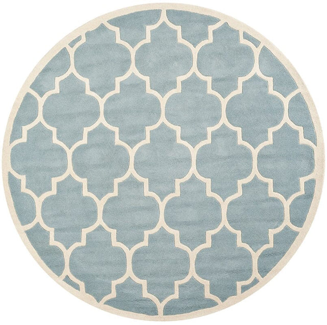 Safavieh Chatham Cht733B Blue / Ivory Rugs - Safavieh - cht733b - 4r