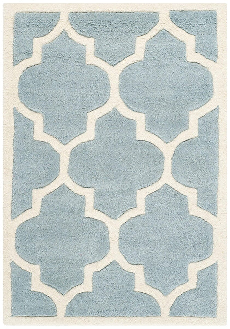 Safavieh Chatham Cht733B Blue / Ivory Rugs - Safavieh - cht733b - 4r