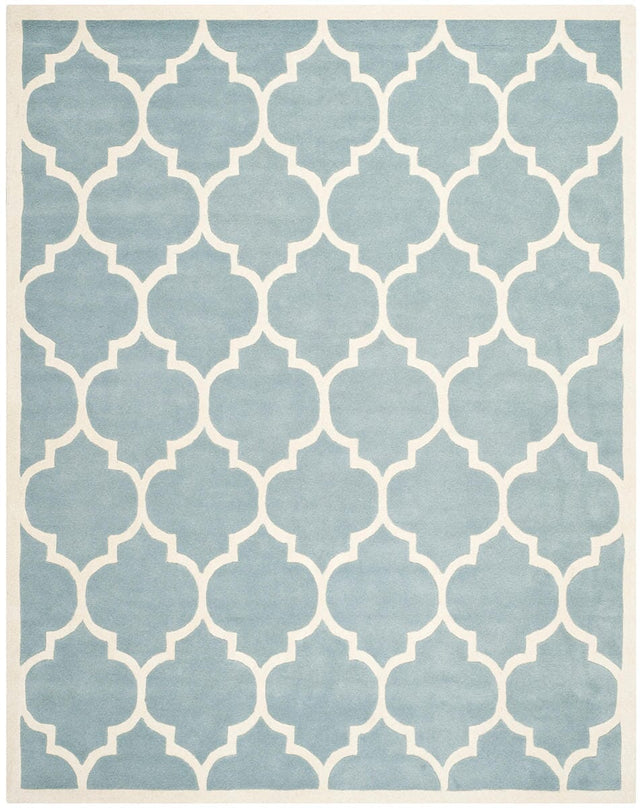 Safavieh Chatham Cht733B Blue / Ivory Rugs - Safavieh - cht733b - 4r