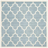 Safavieh Chatham Cht733B Blue / Ivory Rugs - Safavieh - cht733b - 4sq