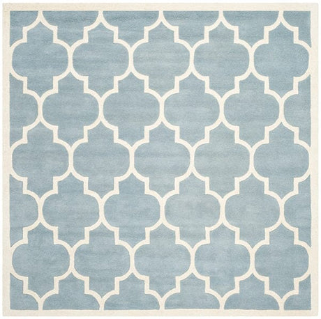 Safavieh Chatham Cht733B Blue / Ivory Rugs - Safavieh - cht733b - 4sq