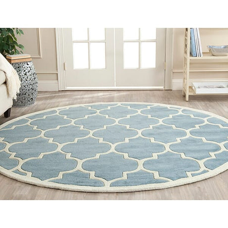 Safavieh Chatham Cht733B Blue / Ivory Rugs - Safavieh - cht733b - 4sq