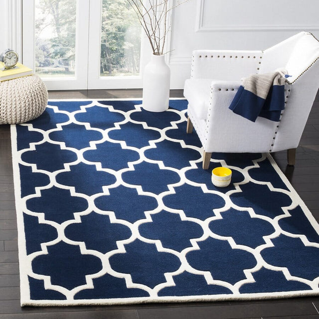 Safavieh Chatham Cht733C Dark Blue / Ivory Rugs - Safavieh - cht733c - 2