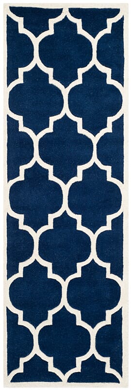 Safavieh Chatham Cht733C Dark Blue / Ivory Rugs - Safavieh - cht733c - 25