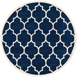 Safavieh Chatham Cht733C Dark Blue / Ivory Rugs - Safavieh - cht733c - 4r