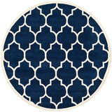 Safavieh Chatham Cht733C Dark Blue / Ivory Rugs - Safavieh - cht733c - 4r