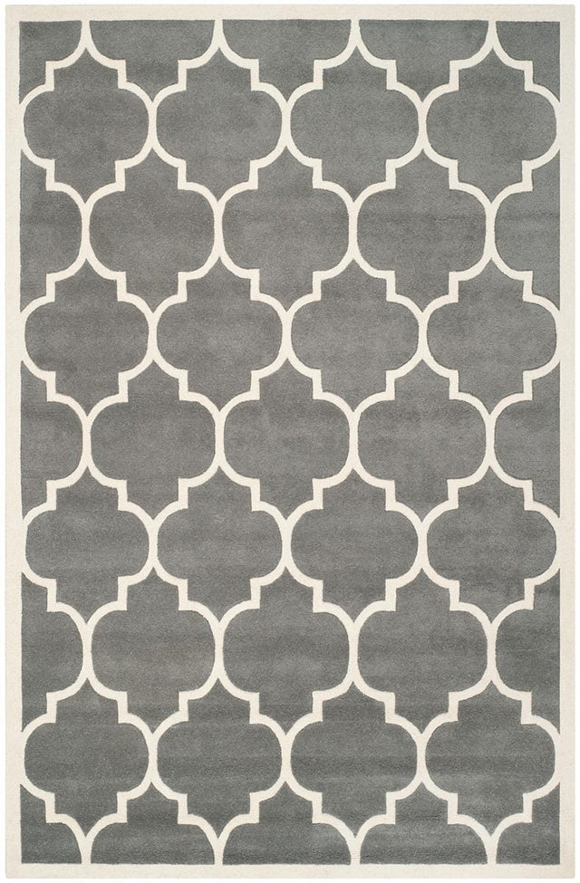 Safavieh Chatham Cht733D Dark Grey / Ivory Rugs - Safavieh - cht733d - 2