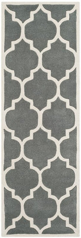 Safavieh Chatham Cht733D Dark Grey / Ivory Rugs - Safavieh - cht733d - 25