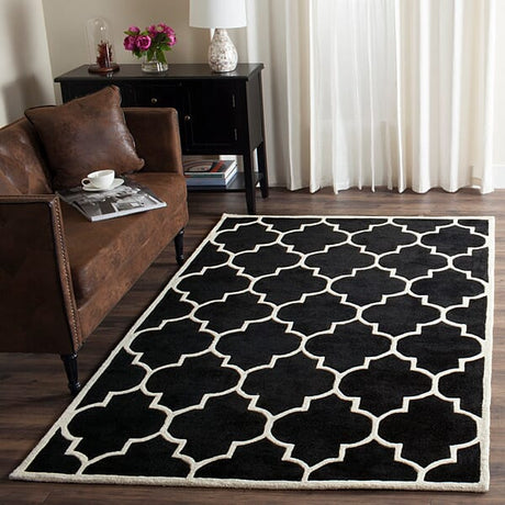 Safavieh Chatham Cht733K Black / Ivory Rugs - Safavieh - cht733k - 2