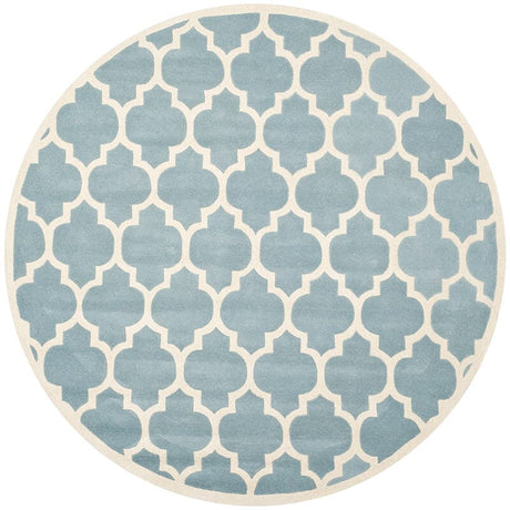 Safavieh Chatham Cht734B Blue / Ivory Rugs - Safavieh - cht734b - 7r