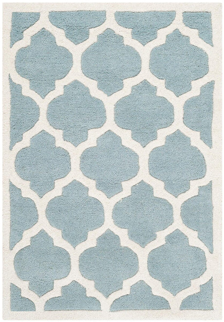 Safavieh Chatham Cht734B Blue / Ivory Rugs - Safavieh - cht734b - 7r