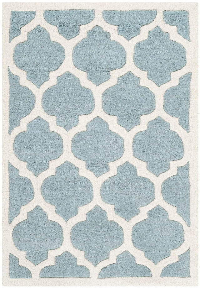 Safavieh Chatham Cht734B Blue / Ivory Rugs - Safavieh - cht734b - 7r