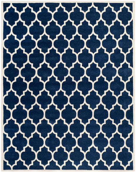 Safavieh Chatham Cht734C Dark Blue / Ivory Rugs - Safavieh - cht734c - 5r