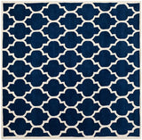 Safavieh Chatham Cht734C Dark Blue / Ivory Rugs - Safavieh - cht734c - 5sq