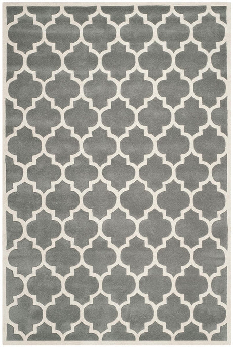 Safavieh Chatham Cht734D Dark Grey / Ivory Rugs - Safavieh - cht734d - 2