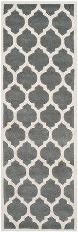 Safavieh Chatham Cht734D Dark Grey / Ivory Rugs - Safavieh - cht734d - 25