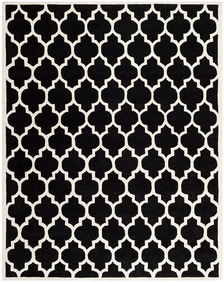 Safavieh Chatham Cht734K Black / Ivory Rugs - Safavieh - cht734k - 7r