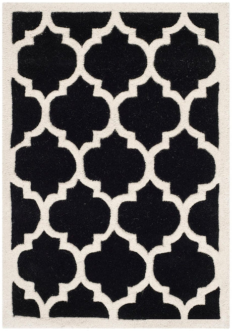 Safavieh Chatham Cht734K Black / Ivory Rugs - Safavieh - cht734k - 7r