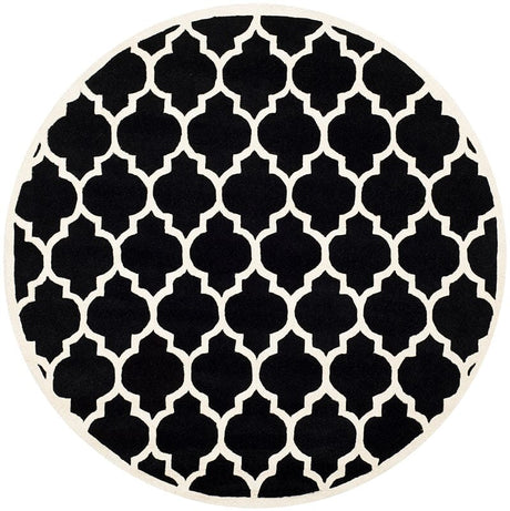 Safavieh Chatham Cht734K Black / Ivory Rugs - Safavieh - cht734k - 7r