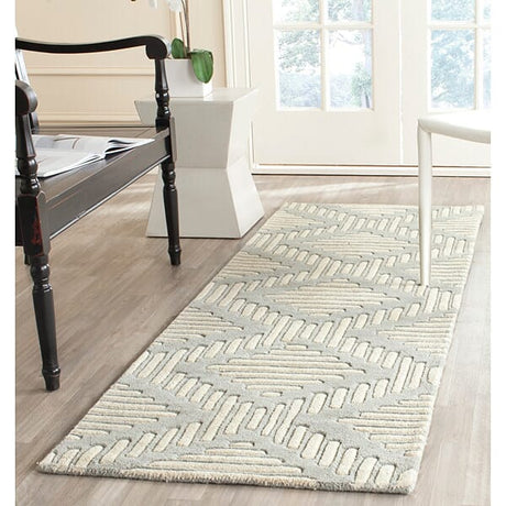 Safavieh Chatham Cht744E Grey / Ivory Rugs - Safavieh - cht744e - 5sq