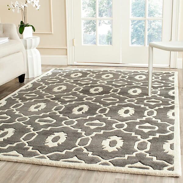 Safavieh Chatham Cht745D Dark Grey / Ivory Rugs - Safavieh - cht745d - 2