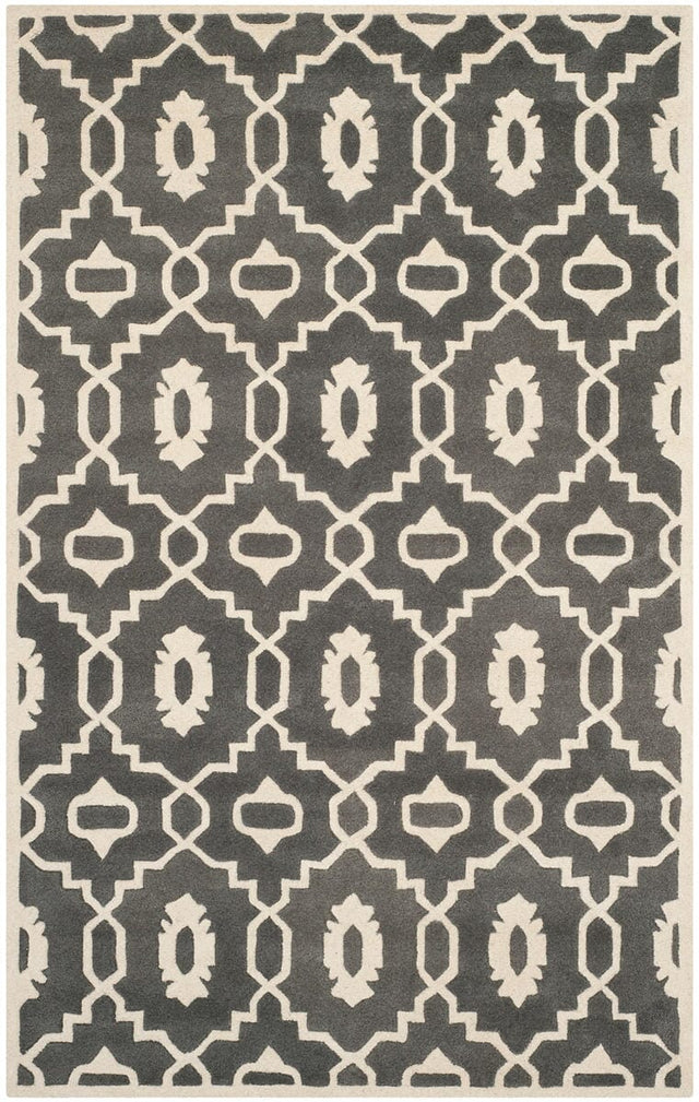 Safavieh Chatham Cht745D Dark Grey / Ivory Rugs - Safavieh - cht745d - 2