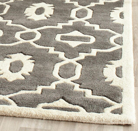 Safavieh Chatham Cht745D Dark Grey / Ivory Rugs - Safavieh - cht745d - 2