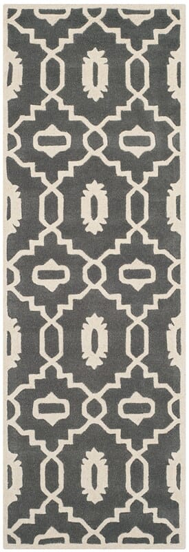 Safavieh Chatham Cht745D Dark Grey / Ivory Rugs - Safavieh - cht745d - 25