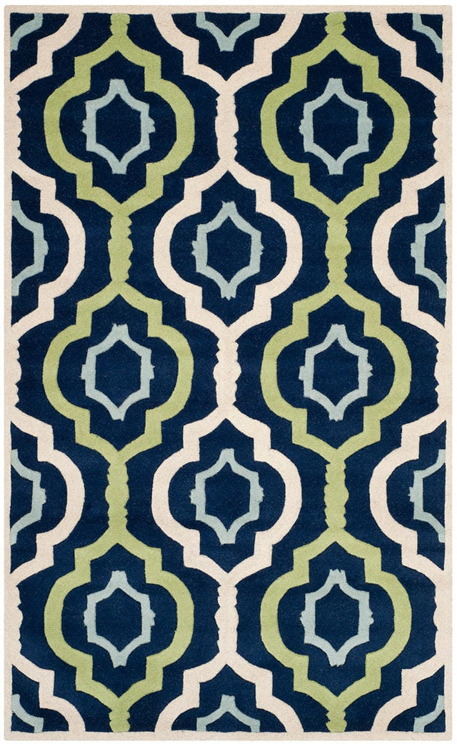 Safavieh Chatham Cht747C Dark Blue / Multi Rugs - Safavieh - cht747c - 2