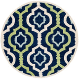 Safavieh Chatham Cht747C Dark Blue / Multi Rugs - Safavieh - cht747c - 3r